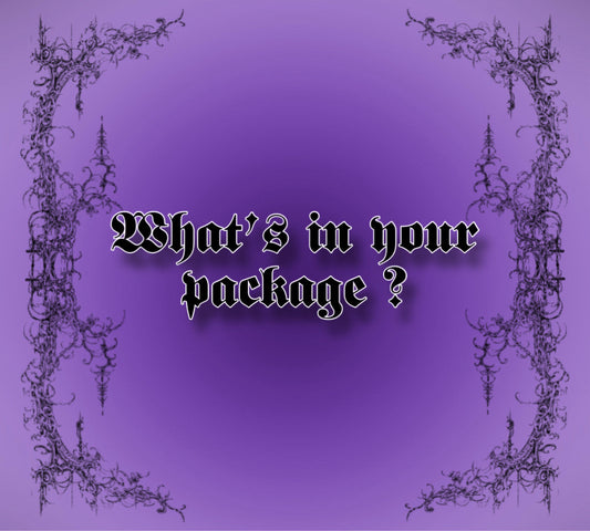 What’s in your package ?